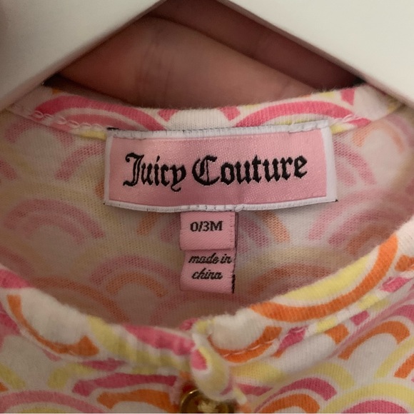 Juicy Couture Rainbow Baby Bubble 3 MOS - Picture 3 of 3